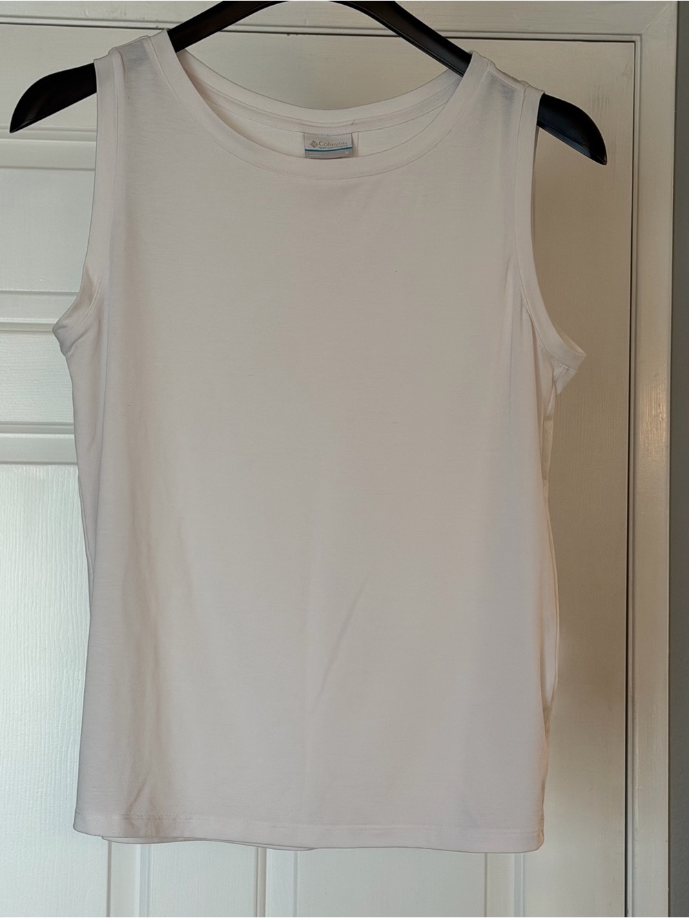 Columbia White Sleeveless Tank Top Size Medium